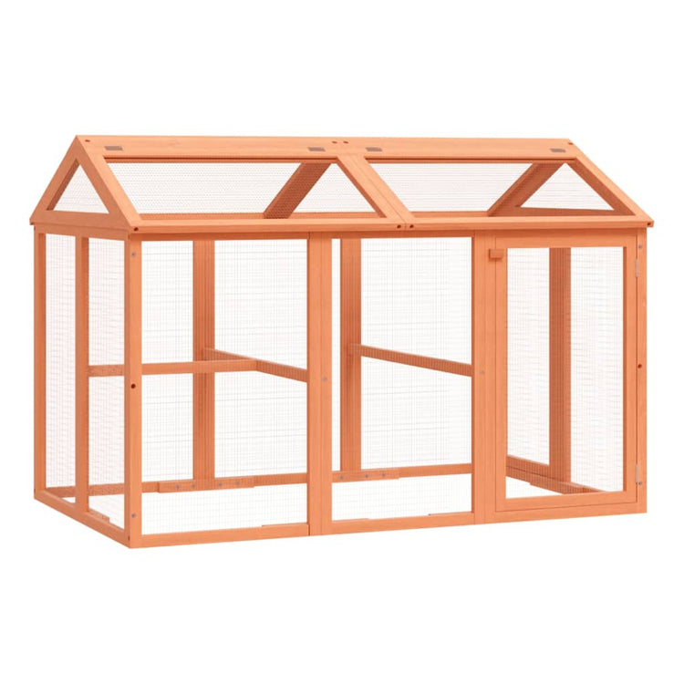 VIDAXL -Tierringe 141x94x104 cm Festkiefernbraun