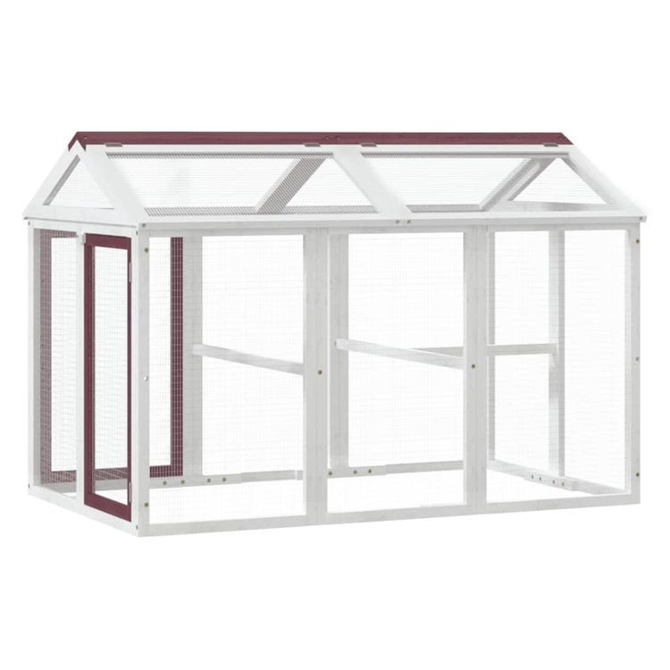VIDAXL -Tierringe 141x94x104 cm Festkiefer -Mugger -Colored