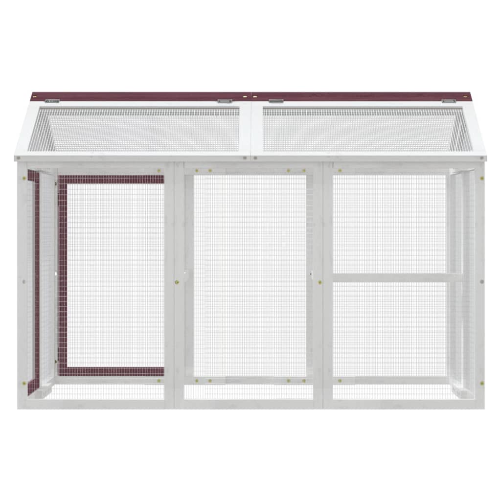 VIDAXL -Tierringe 141x94x104 cm Festkiefer -Mugger -Colored