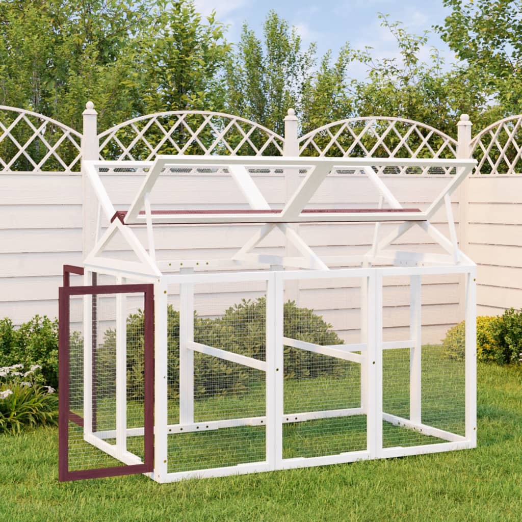 VIDAXL -Tierringe 141x94x104 cm Festkiefer -Mugger -Colored