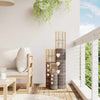 Vidaxl -Kerzenhalter 3 St Wicker Grey