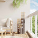 Vidaxl -Kerzenhalter 3 St Wicker Grey