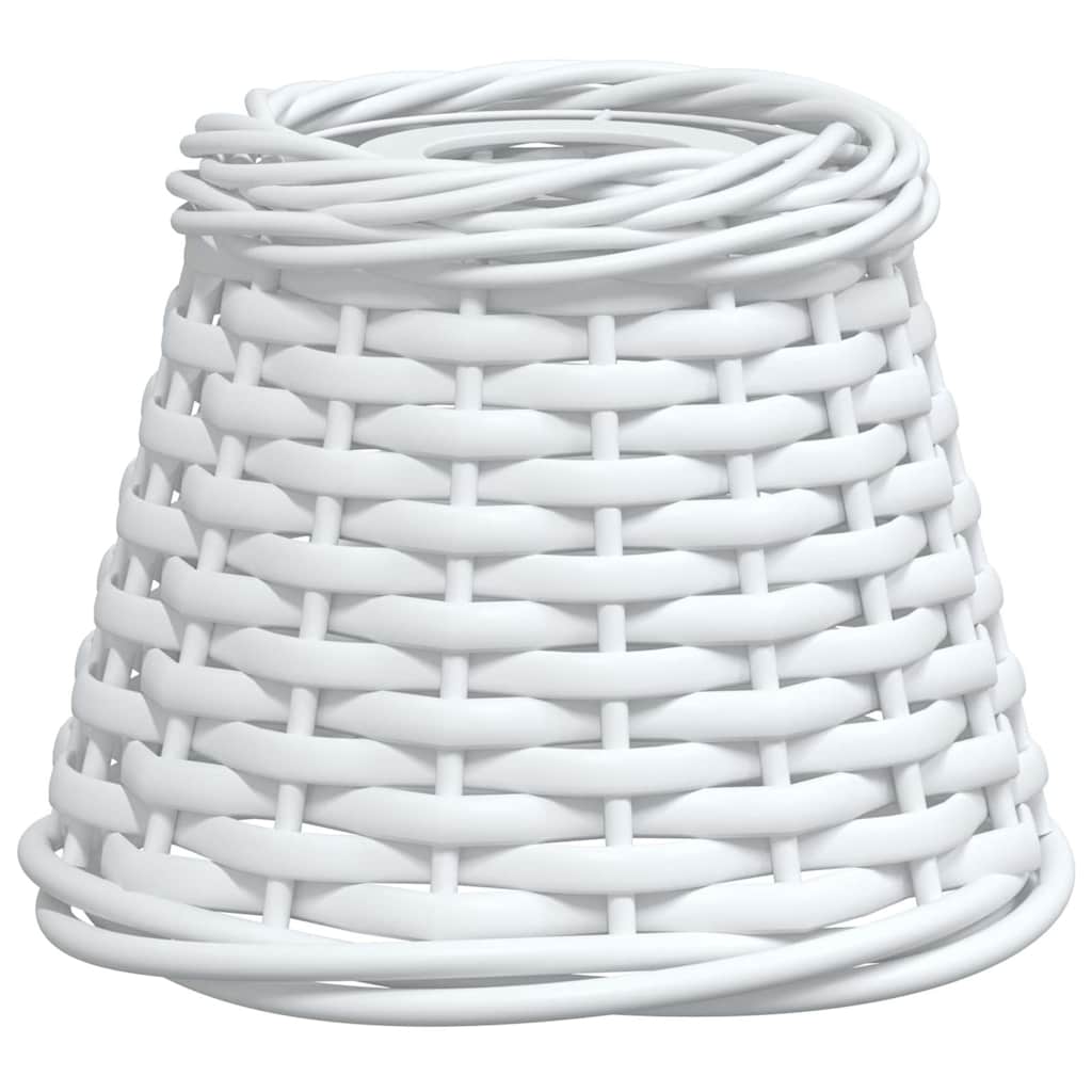 Vidaxl Deckenlampenschatten Ø15x12 cm Wicker Weiß