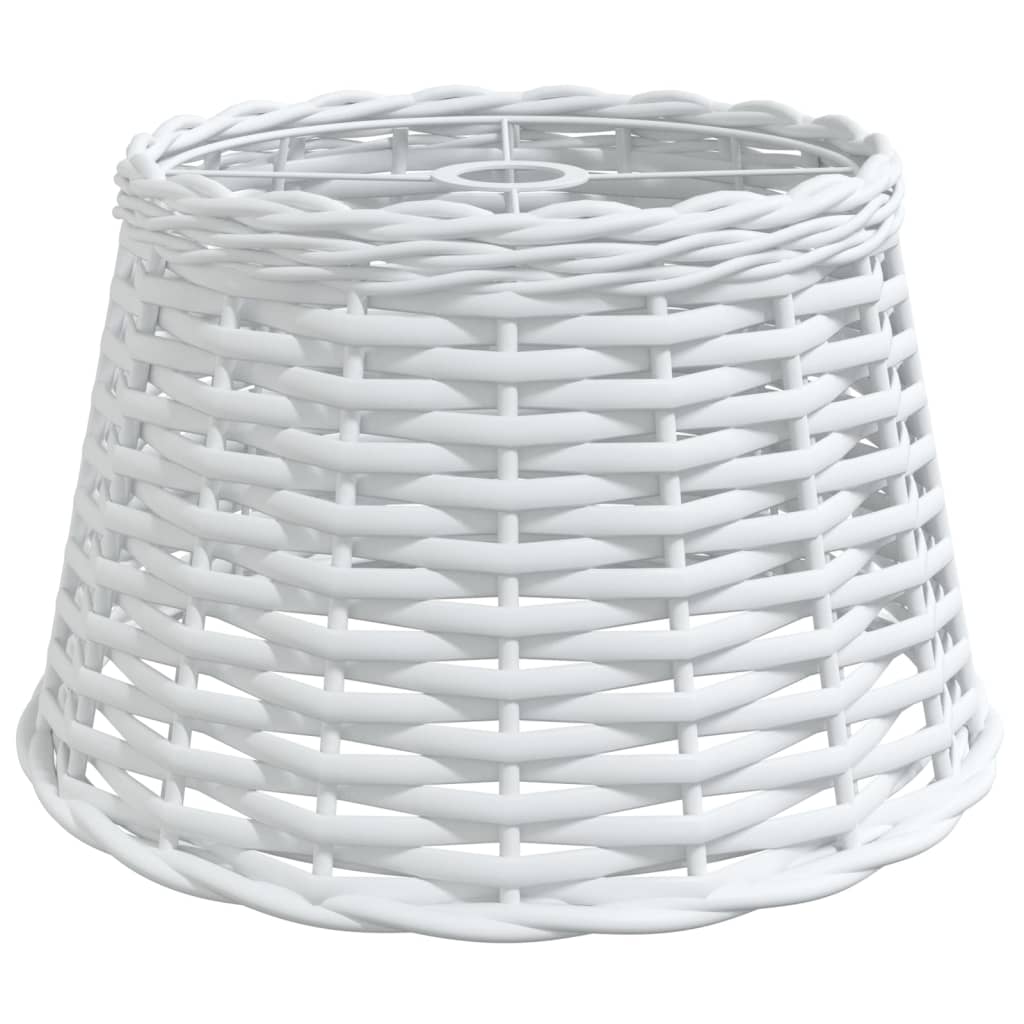 Vidaxl Deckenlampenschatten Ø38x23 cm Wicker Weiß