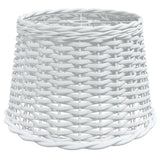 Vidaxl Deckenlampenschatten Ø40x26 cm Wicker Weiß - afbeelding 2