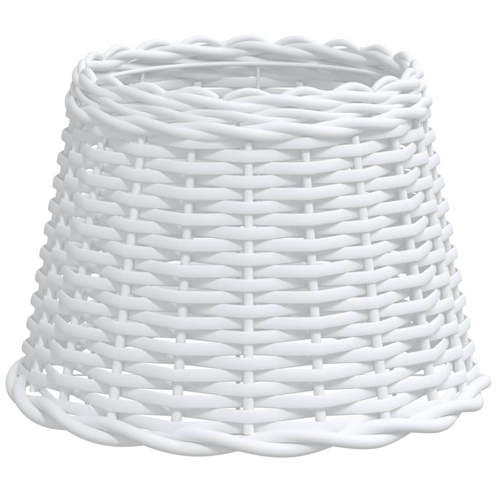 Vidaxl -Lampenschatten Ø30x20 cm Wicker Weiß