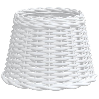 Vidaxl -Lampenschatten Ø30x20 cm Wicker Weiß