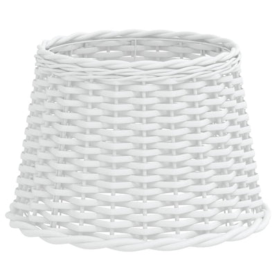 Vidaxl -Lampenschatten Ø40x26 cm Wicker Weiß