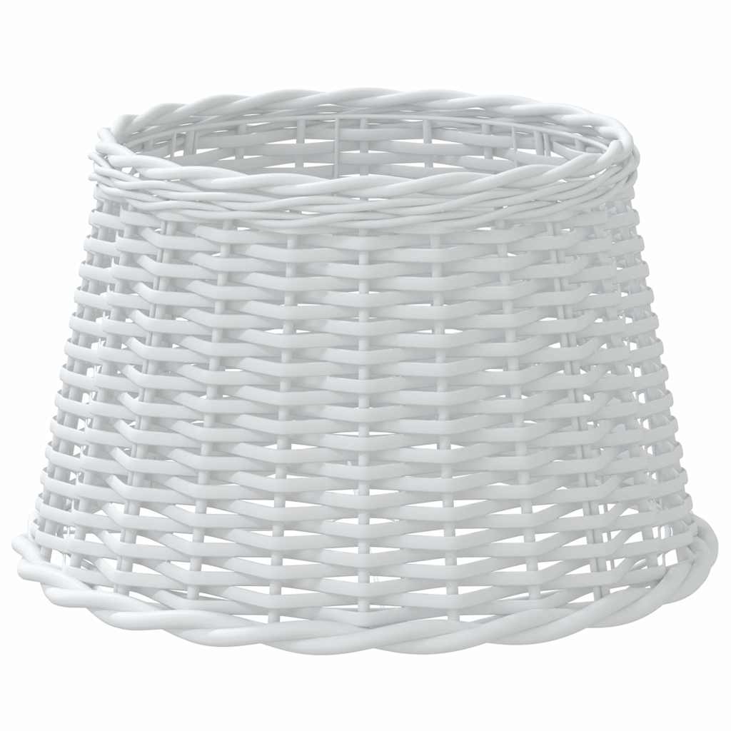 Vidaxl -Lampenschatten Ø45x28 cm Wicker Weiß