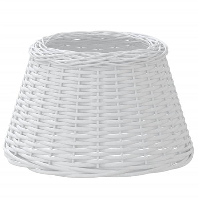 Vidaxl -Lampenschatten Ø50x30 cm Wicker Weiß