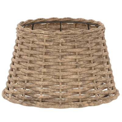 Vidaxl -Lampenschatten Ø38x23 cm Wicker Brown