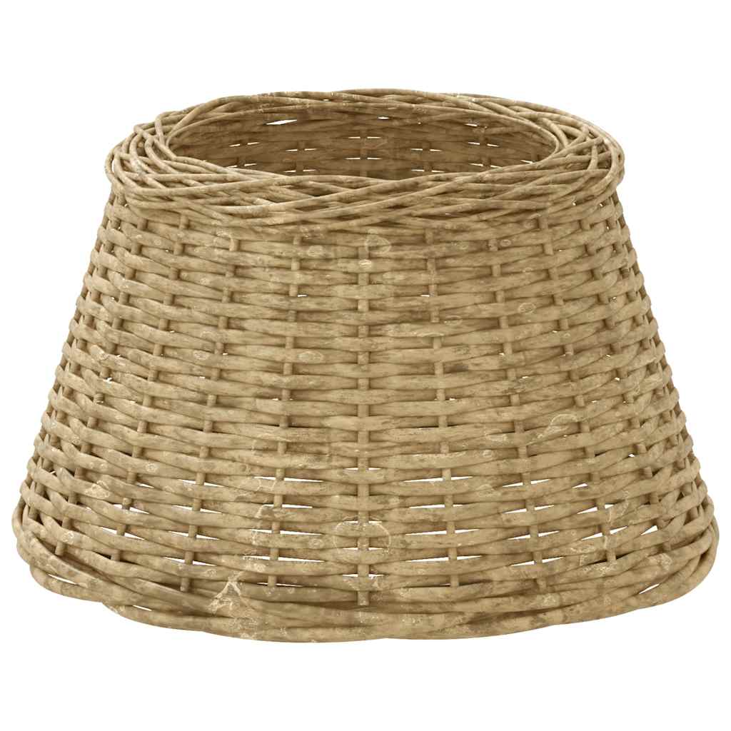 Vidaxl -Lampenschatten Ø45x28 cm Wicker Brown