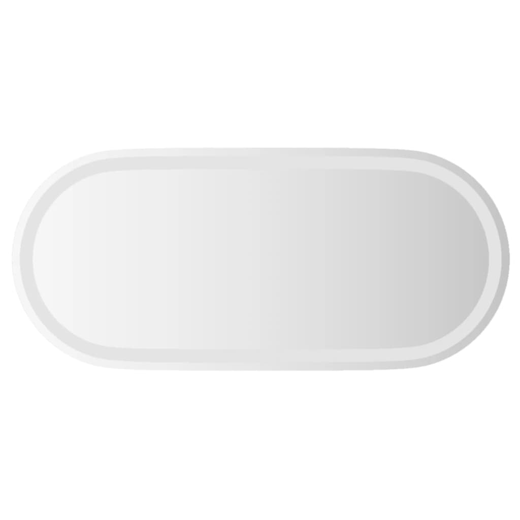 Vidaxl Badezimmerspiegel LED Oval 80x35 cm