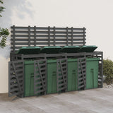 Vidaxl Container Speicher vier -zeit Festkieferngrau grau grau - afbeelding 1