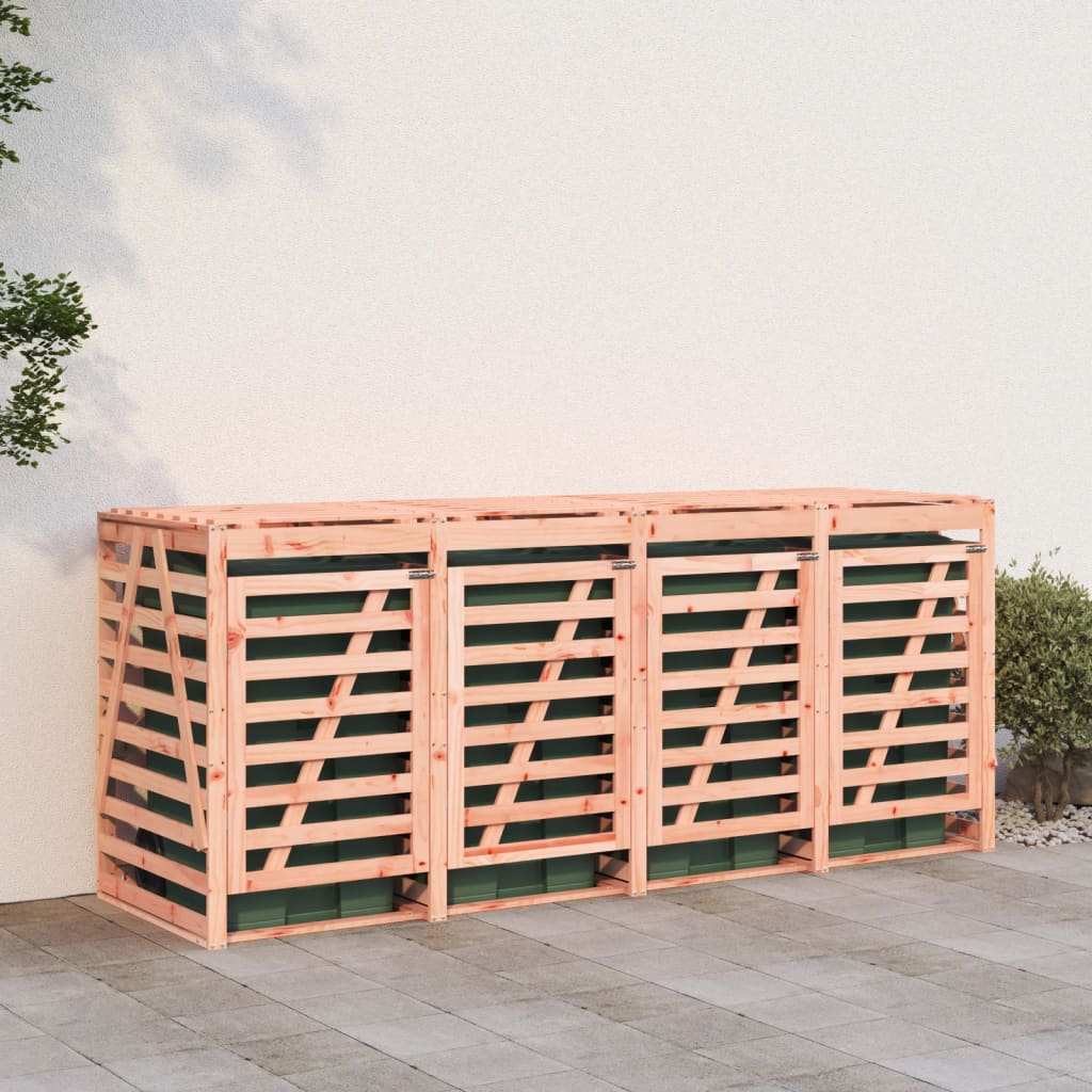 VIDAXL -Container -Speicher vier -zeit solide Douglashout