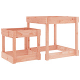 Vidaxl Sandtabellen 2 PCs Solid Douglashout - afbeelding 2
