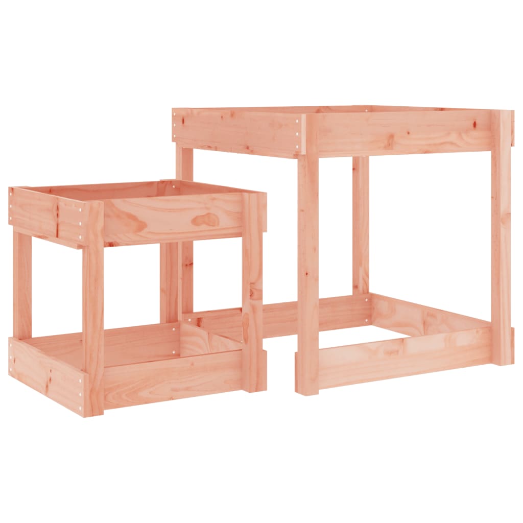 Vidaxl Sandtabellen 2 PCs Solid Douglashout
