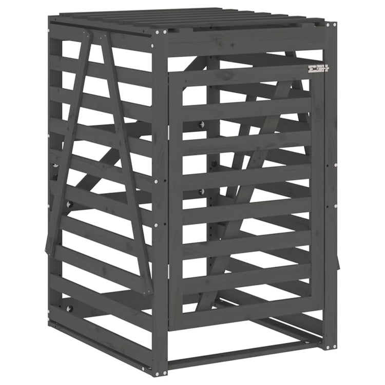 Vidaxl Containerspeicher 84x90x128,5 cm Festkieferngrau Grau Grau