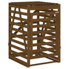 Vidaxl Container Speicher 84x90x128,5 cm Festkiefer Honigbraun