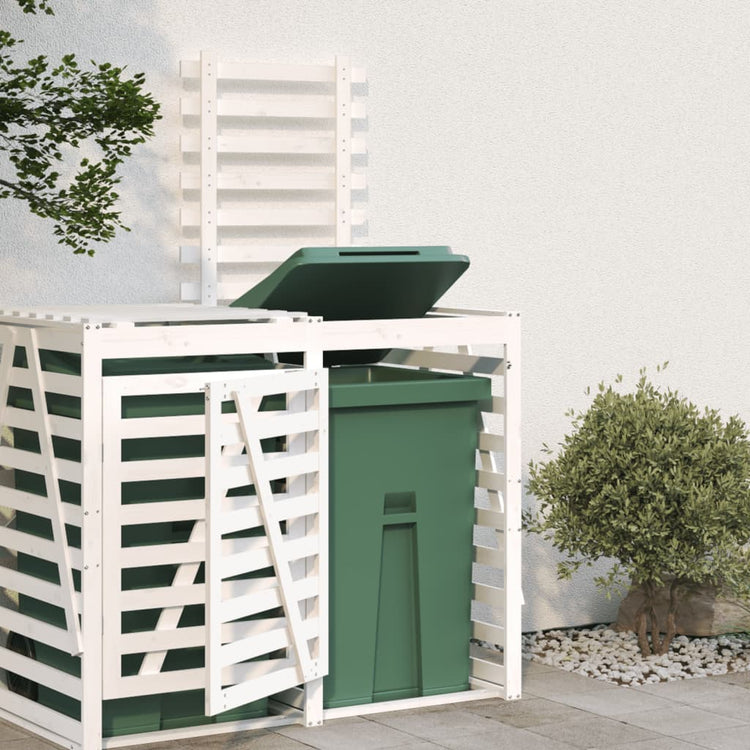 Vidaxl Container Speicherverlängerung Festkiefer weiß