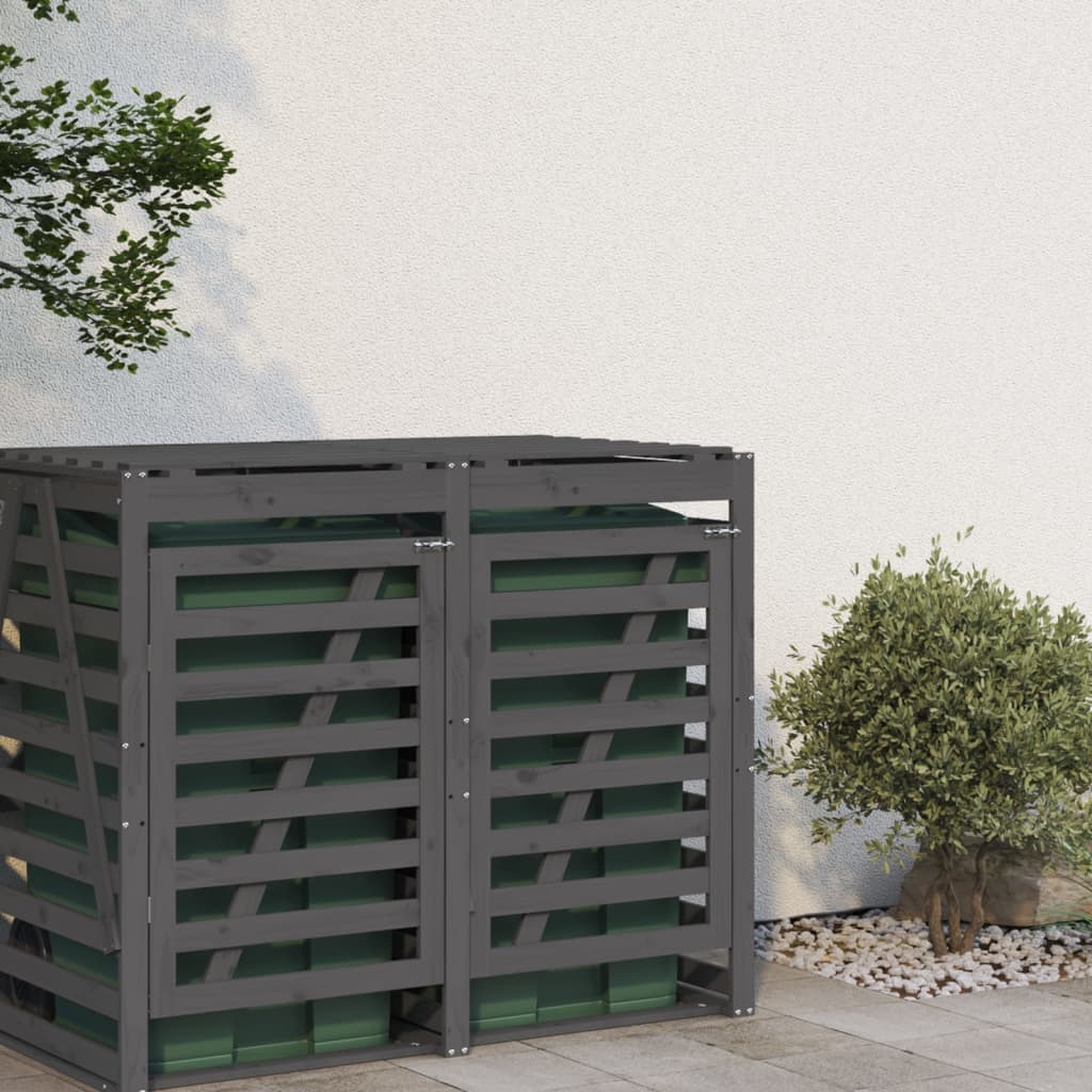 Vidaxl Container Speicherverlängerung Festkieferngrau grau grau