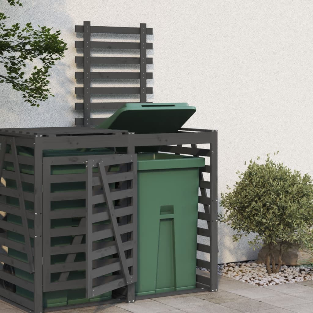 Vidaxl Container Speicherverlängerung Festkieferngrau grau grau