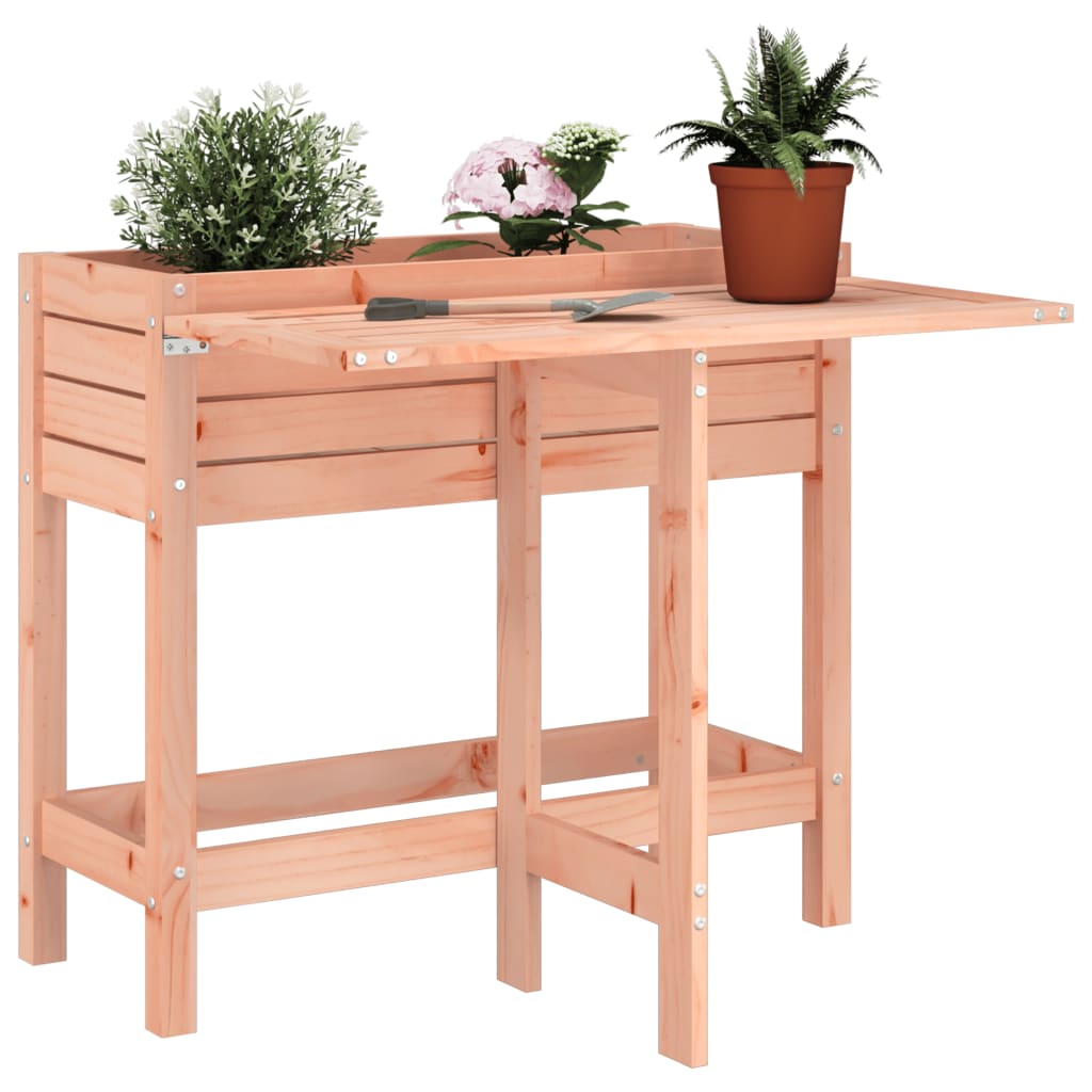 VIDAXL -Planungsbox mit Klapptisch Top Solid Douglashout