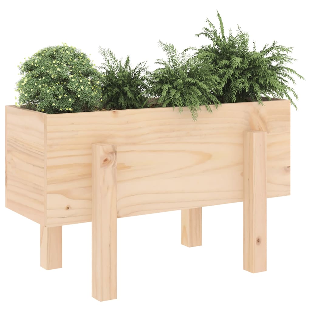 Vidaxx Pflanzgefäß 62x30x38 cm massives Kiefernholz