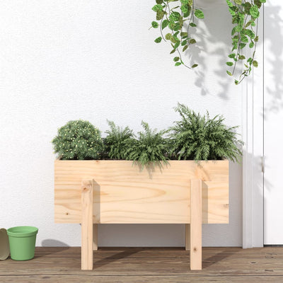 Vidaxx Pflanzgefäß 62x30x38 cm massives Kiefernholz