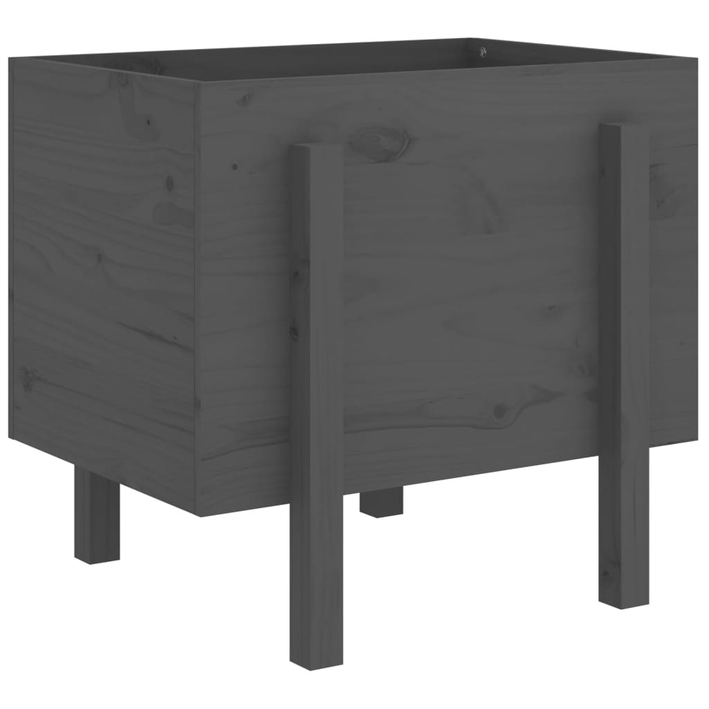 VIDAXL -Planungsbox 62x50x57 cm Festkiefergrau