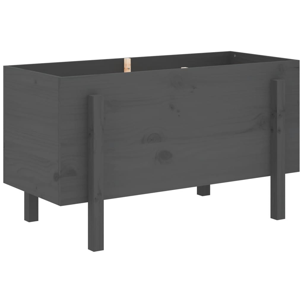 VIDAXL -Pflanzer erhöht 101x50x57 cm Festkieferngrau