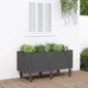 VIDAXL -Pflanzer erhöht 121 x 50 x 57 cm Festkiefergrau