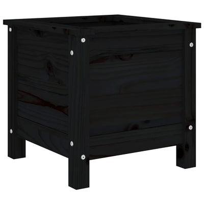 VIDAXL -Planungsbox 40x40x39 cm Festkiefer schwarz