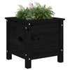VIDAXL -Planungsbox 40x40x39 cm Festkiefer schwarz