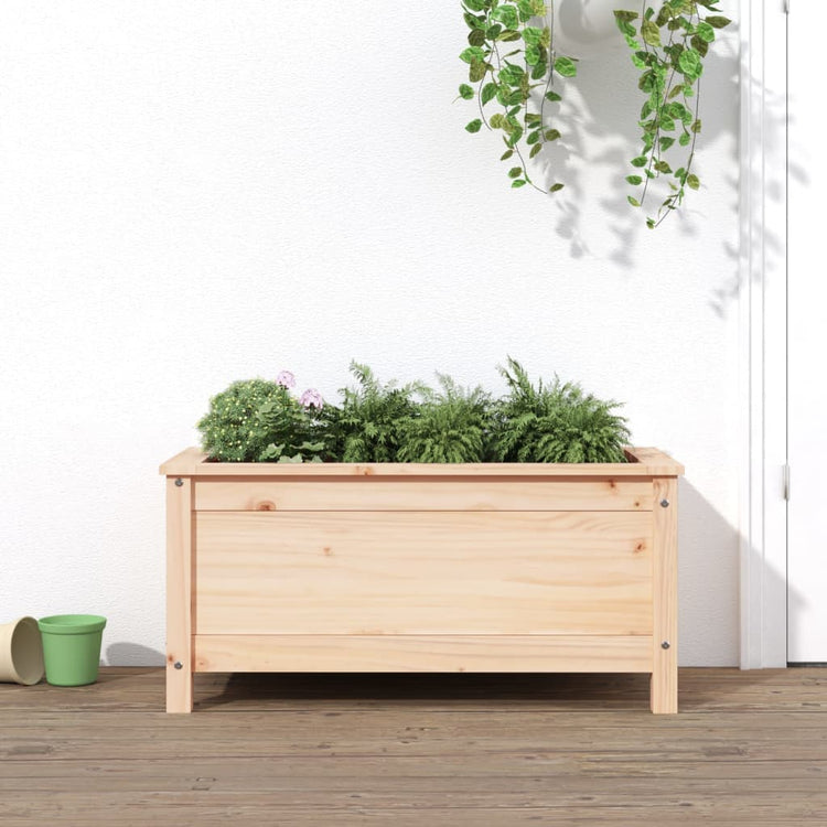 Vidaxx Pflanzgefäß 82,5x40x39 cm massives Kiefernholz