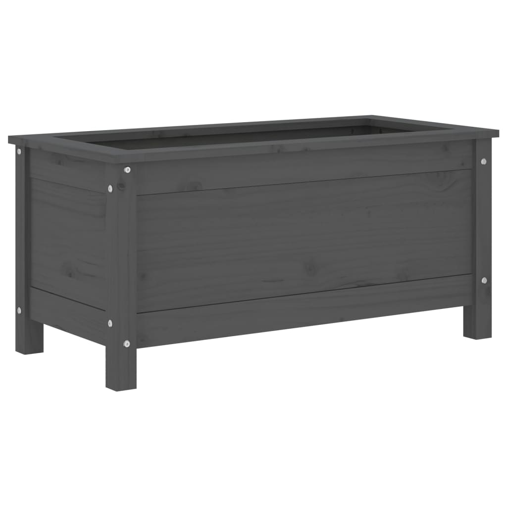 VIDAXL -Planungsbox 82.5x40x39 cm Festkiefergrau
