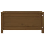 VIDAXL -Planungsbox 82.5x40x39 cm Festkiefer Honigbraun - afbeelding 3