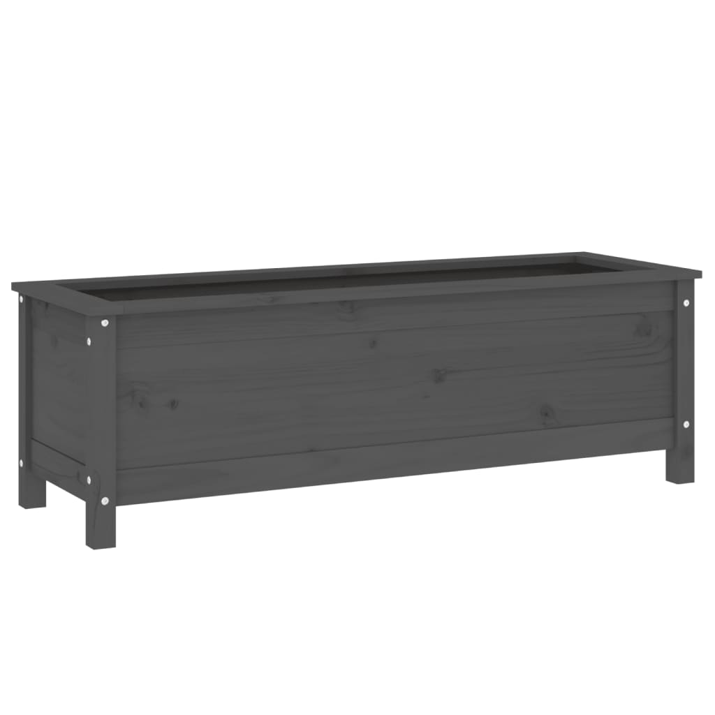 VIDAXL -Pflanzer erhöht 119,5 x 40 x 39 cm Festkiefergrau