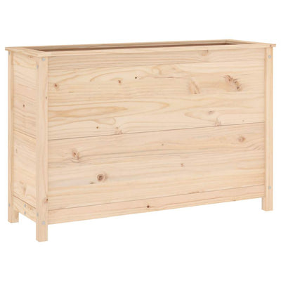 Vidaxx Pflanzgefäß erhöht 119,5x40x78 cm aus massivem Kiefernholz