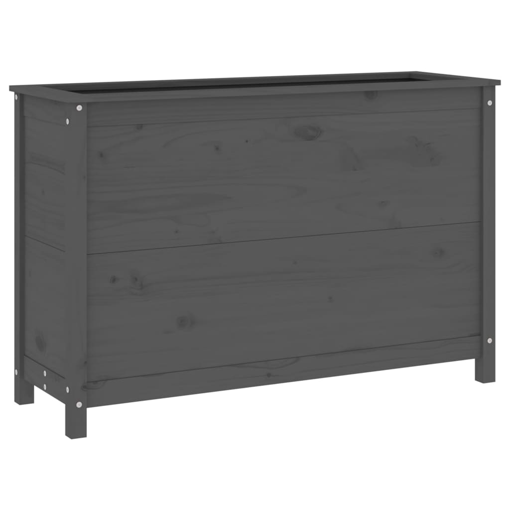 VIDAXL -Pflanzer erhöht 119,5 x 40 x 78 cm Festkiefergrau