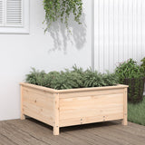 VIDAXL -Planungsbox 82.5x82.5x39 cm Festkiefer - afbeelding 1