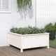 VIDAXL -Planungsbox 82.5x82.5x39 cm Festkiefer weiß