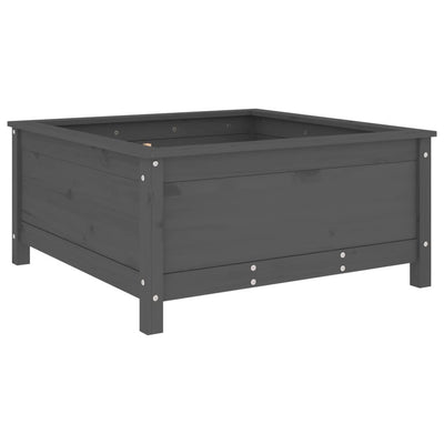 VIDAXL -Planungsbox 82.5x82.5x39 cm Festkiefergrau