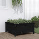 VIDAXL -Planungsbox 82.5x82.5x39 cm Festkiefer schwarz
