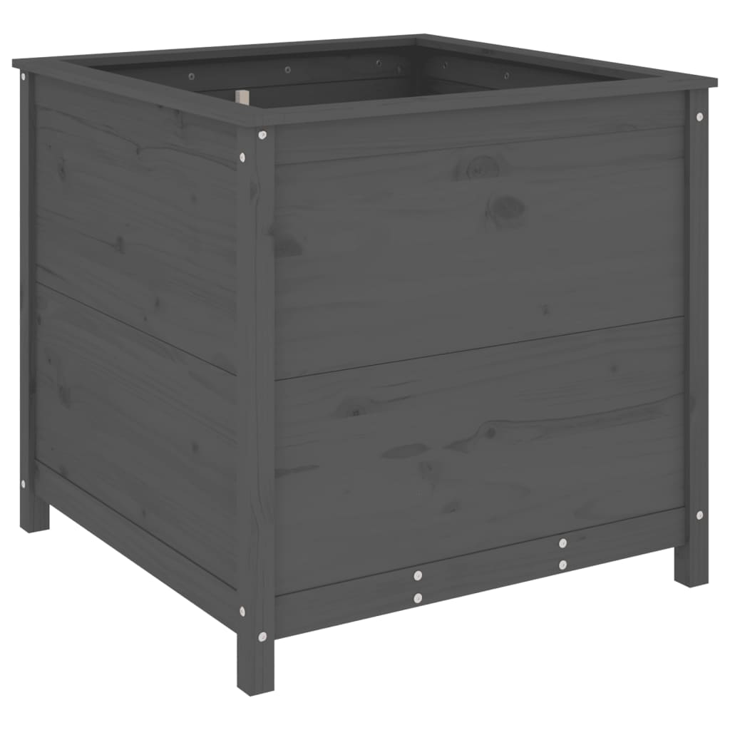 VIDAXL -Planungsbox 82.5x82.5x78 cm Festkiefergrau
