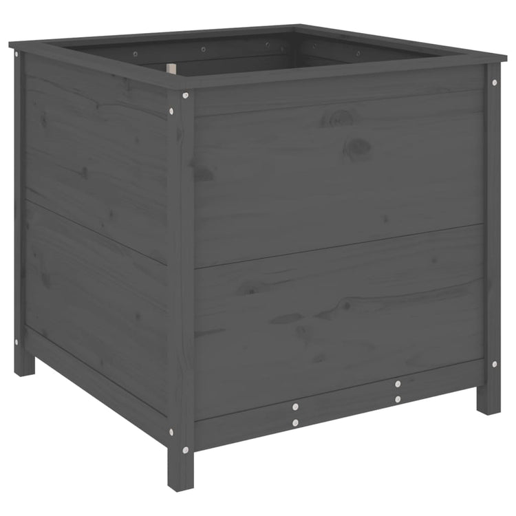 VIDAXL -Planungsbox 82.5x82.5x78 cm Festkiefergrau