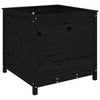 VIDAXL -Planungsbox 82.5x82.5x78 cm Festkiefer schwarz