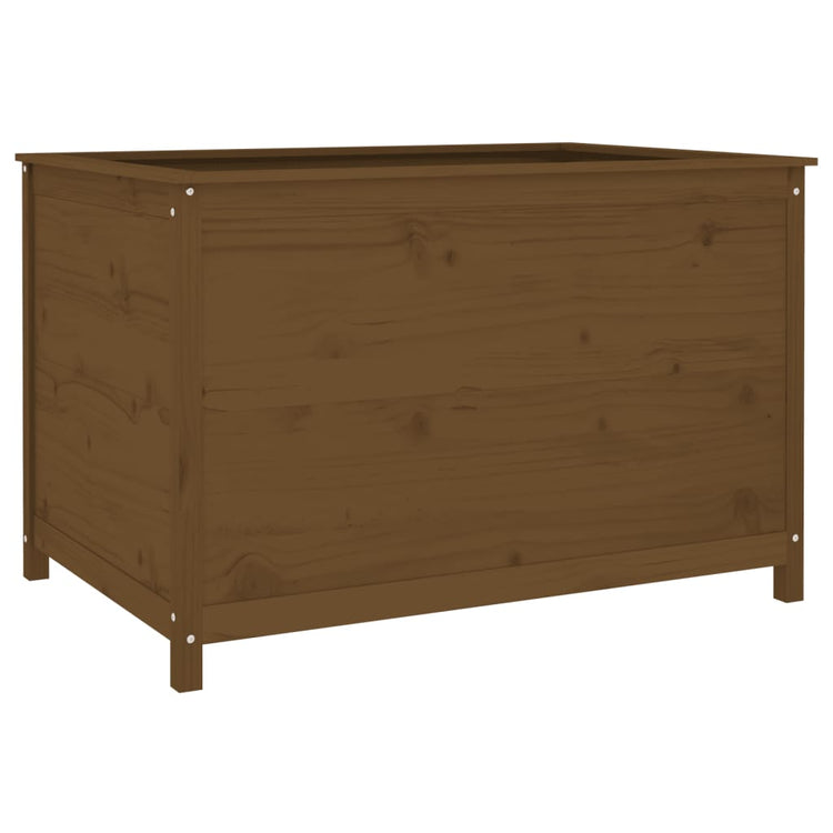 VIDAXL -Pflanzer erhöht 119,5 x 82,5 x 78 cm Festkiefer Honigbraun
