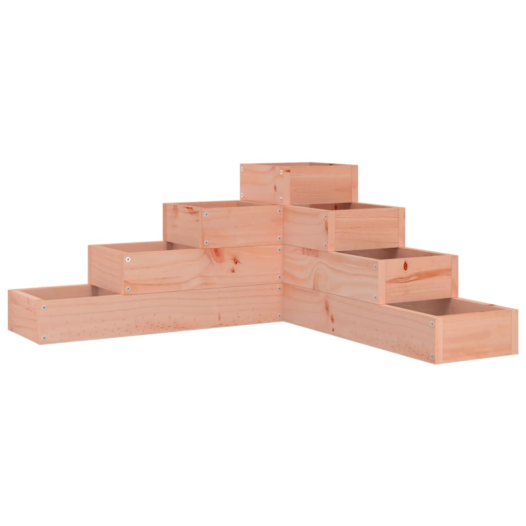 Vidaxx Pflanzgefäß 4-schichtig 80,5x79x36 cm massives Douglasholz