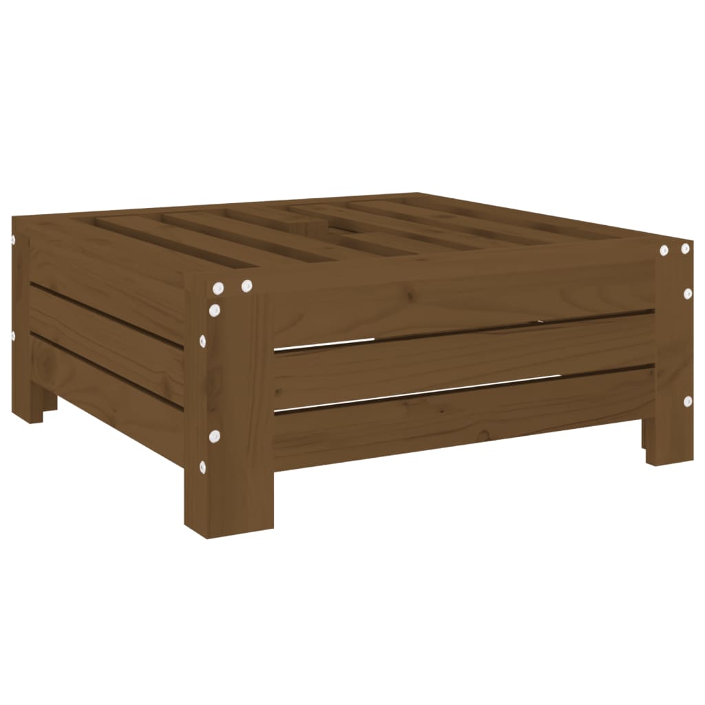 Vidaxl Parasol Footing Festkiefer Honig braun
